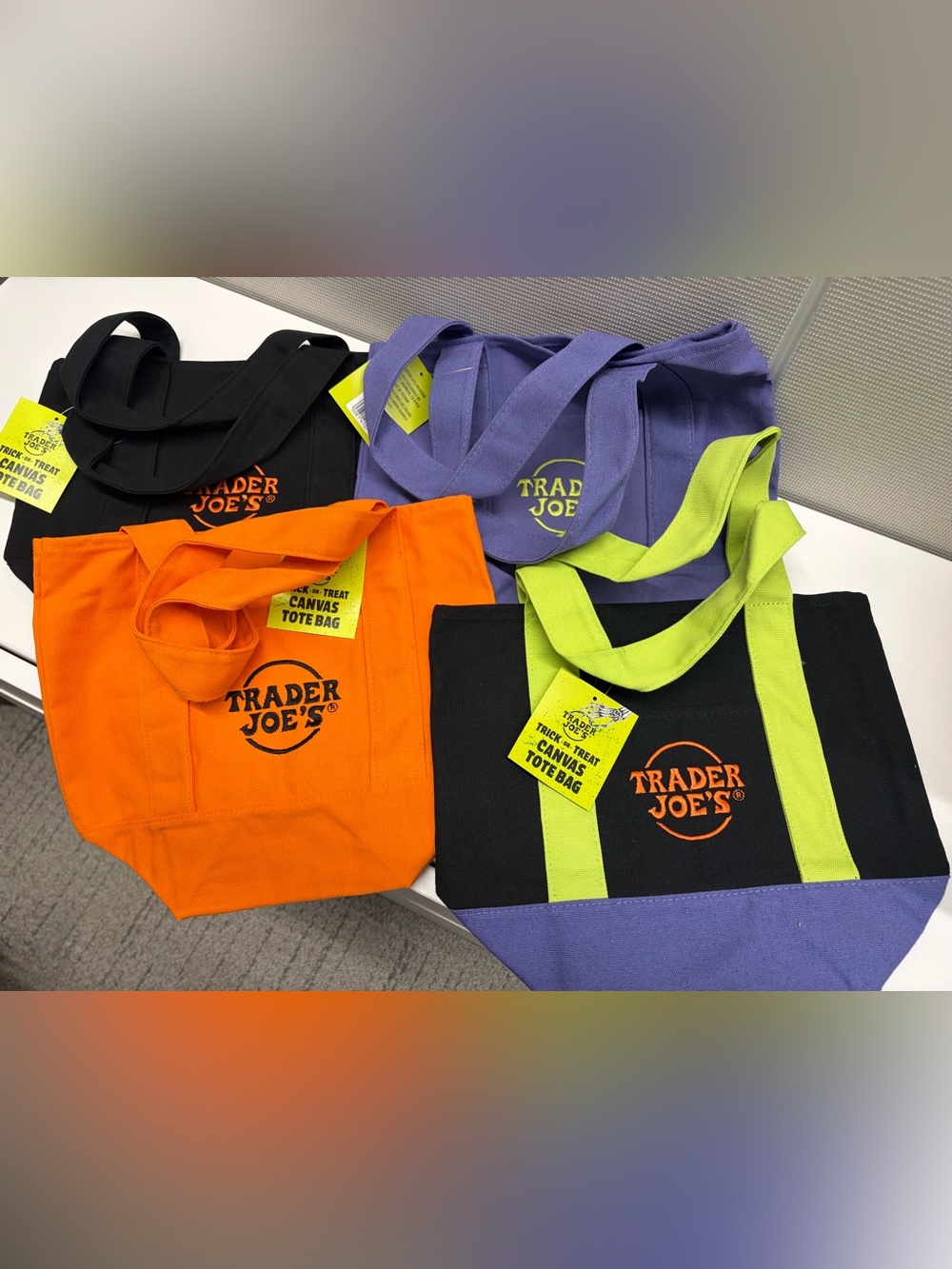 Trader Joe’s Trick-or-Treat Mini Canvas Tote Bags